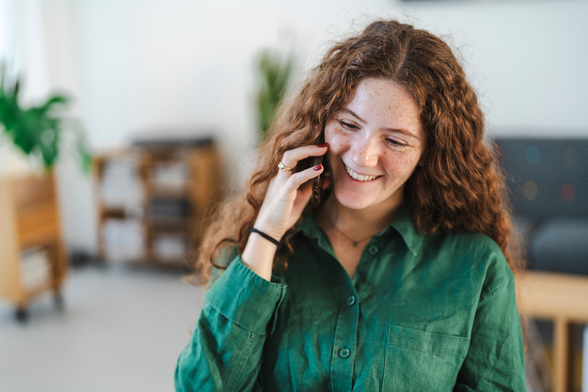 Mortgage adviser on a call with a client
